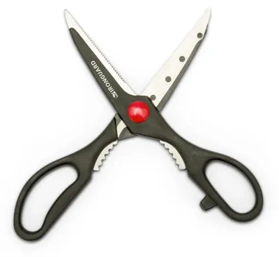 Produktbild von VELAMP IG321, 21 cm Mehrzweckschere aus Edelstahl und ABS, schwarz