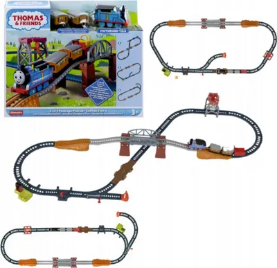 Zdjęcie produktu dla Zestaw torów Fisher-Price Thomas 3 w 1 HGX64