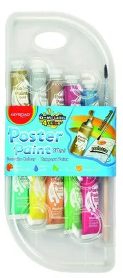 Image de Peinture pour affiches 10ml 10 couleurs