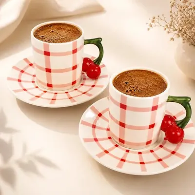 Produktbild von Amalfi Espresso- und Türkische Kaffeetassen-Set 90 ml, 12-teilig