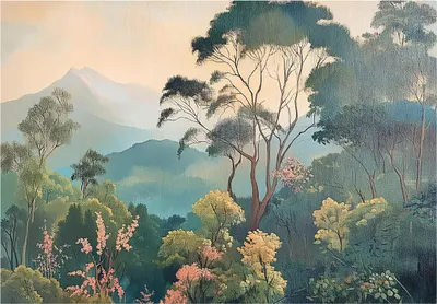 Produktbild von Fototapete - Dschungel Natur Wald - 300x210 cm - inklusive kleister - Vlies Tapete - Vliestapete Wohnzimmer Schlafzimmer Küche Modern Wandtapete