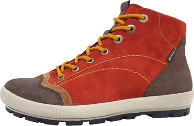 Image de Chaussures de randonnée pour femmes Legero Terkking, bottines à lacets, couleur rouge, pour le quotidien