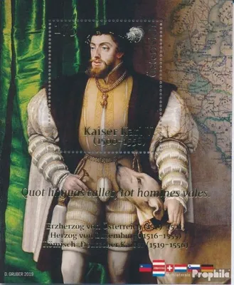 Produktbild von Briefmarken Österreich 2019 Mi Block111 (kompl.Ausg.) gestempelt Karl V.