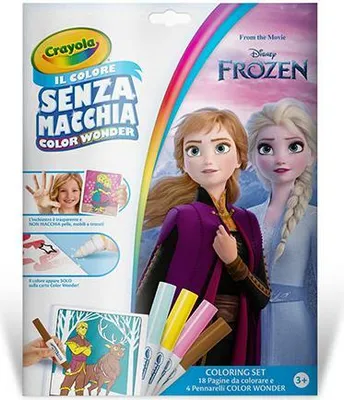 Produktbild von Crayola Color Wonder Disney Frozen Bilder-Set zum Ausmalen