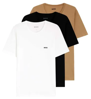 Produktbild von BOSS Herren T Shirt Rundhals Classic kurzarm reine Baumwolle Multipack  Mehrfarbig Farbe 265 Größe S/ 48/ 4