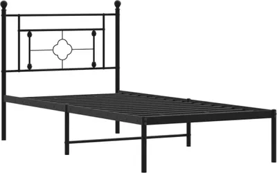 Zdjęcie produktu dla Łóżko Metalowe Rama Łóżka Ze Stelażem Sofa Do Pokoju Sypialni 90x190 cm