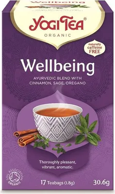 Zdjęcie produktu dla HERBATKA NA DOBRE SAMOPOCZUCIE (WELLBEING)(17 x 1,8 g) 30,6 g - YOGI TEA