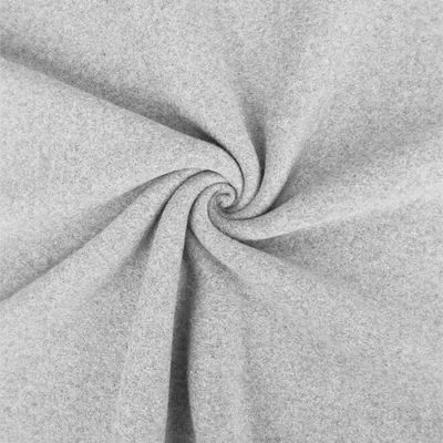 Produktbild von Coupon Fleece-Stoff 100% Baumwolle Tiny - 2m - Grau | by Craft Loom