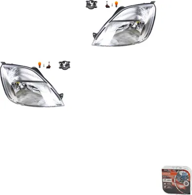 Produktbild von Scheinwerfer + Osram Night Breaker Laser passend für Ford Fiesta 02 11/01-09/05 8200074008 6202E1 00006202E1 6710027 0000620639 620639 00006206 Johns