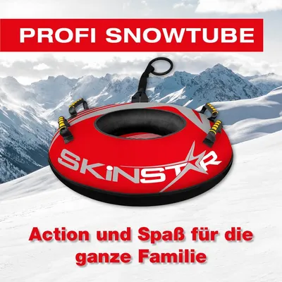 Obrázek produktu pro SkinStar Profi Snowtube red Ø 70cm sáňkařská pneumatika sněhová pneumatika sáňkařský bob