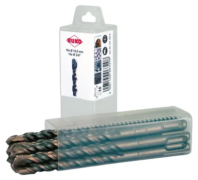 Produktbild von RUKO SDS-plus Hammerbohrer mit 2 Schneiden in Kunstoffverpackung