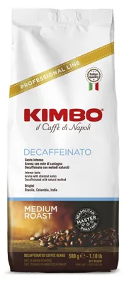 Produktbild von Kimbo Espresso Decaffeinato 500gr. Bohnen