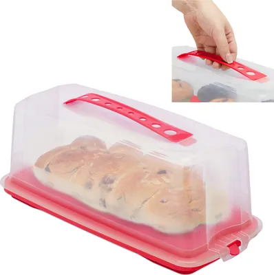 Obrázek produktu pro relaxdays 10027899_47 relaxdays Kuchenbehälter für Kastenform 37,0 x 16,0 cm