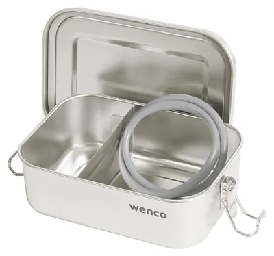 Immagine prodotto di Wenco lunch box in acciaio inox 2 scomparti lunch box 800 ml conservazione alimenti