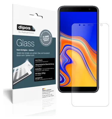 Produktbild von 1+1x Schutzfolie für Samsung Galaxy J6 Plus (2018) matt - Anti-Shock 9H Folie
