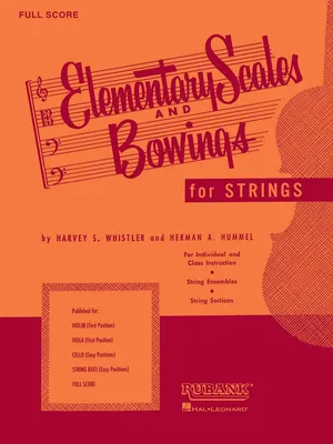 Produktbild von Elementary Scales and Bowings - Full Score (Music Instruction)