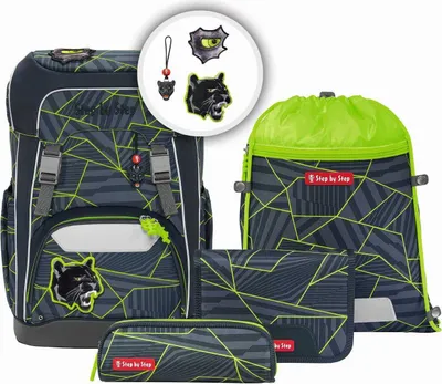 Obrázok produktu pre Step by Step Obria brašnová súprava 5-dielna Dark Cat Chiko tmavo šedá