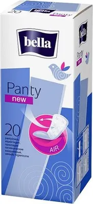 Zdjęcie produktu dla Bella Panty New Wkładki Higieniczne Klasyczne Niebieskie Chłonne 20 Szt.