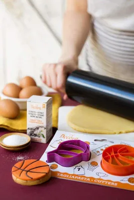 Produktbild von Famanu Teigroller mit Antihaftbeschichtung Ø 6 x 65 cm - für müheloses Ausrollen von Teig