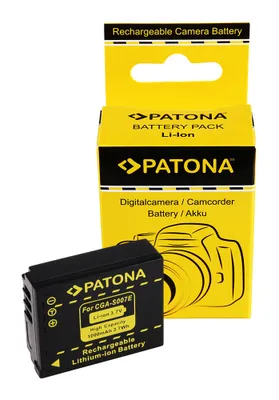 Obrázek produktu pro Baterie f. Panasonic CGA-S007 Lumix DMC TZ2 DMC- TZ2 DMC TZ3 DMC- TZ3 DMC by PATONA