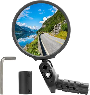 Produktbild von Fahrradspiegel Arkham 360° drehbar für Lenker E-bike, HD Spiegel für Rennräder, Mountainbike