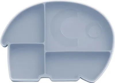 Produktbild von Sebra 700610002, Teller für Kleinkinder, Blau, Silikon, Junge/Mädchen, 185 mm, 30 mm