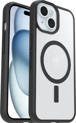 Produktbild von Otterbox React iPhone 15 MagSafe Hülle Hardcase Backcover Stoßfest - Schwarz