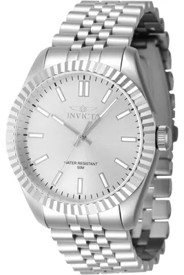 Produktbild von Invicta Specialty 47479 Herren Uhr - Quartz Bewegung - Edelstahl mit silbernem Zifferblatt - 43 mm