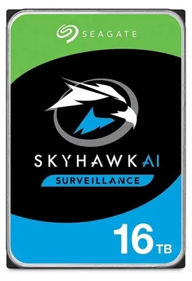 Zdjęcie produktu dla Seagate SkyHawk AI, 16 TB, 7200 RPM, 512 MB, 3.5", Serial ATA III