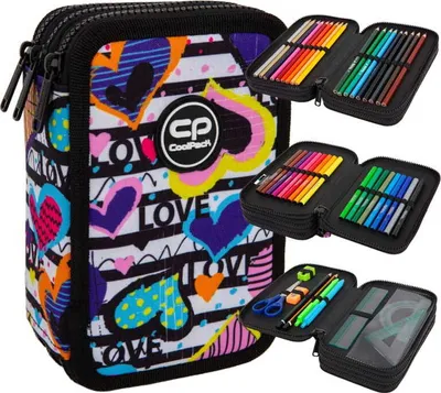 Image de CoolPack | Boîte à crayons Jumper 3 - Diary - 3 compartiments - Equipement complet - Design stylé