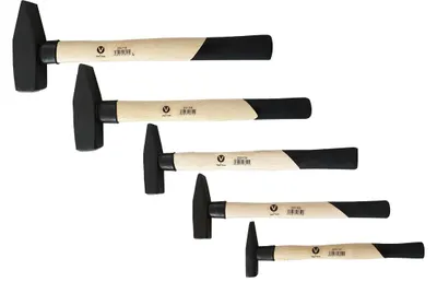 Produktbild von Schlosserhammer Werkstatthammer Hammerset 5 tlg Set 100/200/300/800/1000g