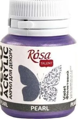 Image de Rosa Talent Peinture acrylique 78 Violet Pearl 20 ml 1 pièce