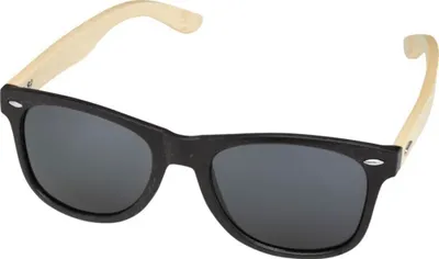 Produktbild von Avenue - Sonnenbrille "Sun Ray", Bambus PF3839 (Einheitsgröße) (Schwarz)