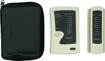 Produktbild von ProfiPatch Netzwerktester Kabeltester Leitungstester ISDN LAN DSL RJ11 RJ12 RJ45 Cat.3/5/6/7