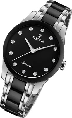 Immagine prodotto di Festina orologio da donna in Vetroceramica F20499/3 orologio da polso in acciaio inossidabile argento nero UF20499/3