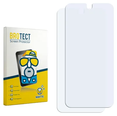 Produktbild von 2x BROTECT Schutzfolie für Hotwav Cyber 7 Displayschutz Displayschutzfolie Folie Matt Entspiegelungsfolie