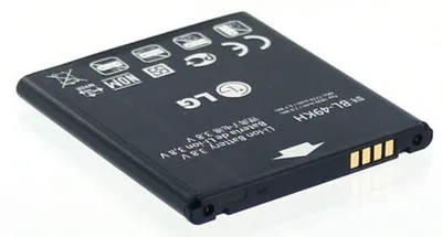 Produktbild von Akku für LG Electronics BL-49KH Li-Ion 3,7 Volt 1830 mAh schwarz.
