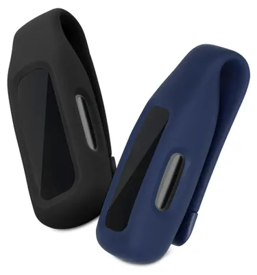 Produktbild von kwmobile 2x Silikon Fitnesstracker Halterung für Fitbit Inspire 3 / Inspire 2 / Ace 3 Clip Halter - Fitness Tracker Hülle für Sport - TPU Schutzhülle