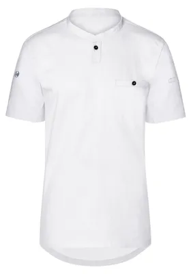 Image de Karlowsky - Veste de cuisine « Performance » pour hommes - Travail à manches courtes FK1709 (XL) (blanc)
