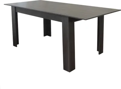 Immagine prodotto di Milani Home - tavolo da pranzo allungabile 140 x 90 cm, antracite, melaminico