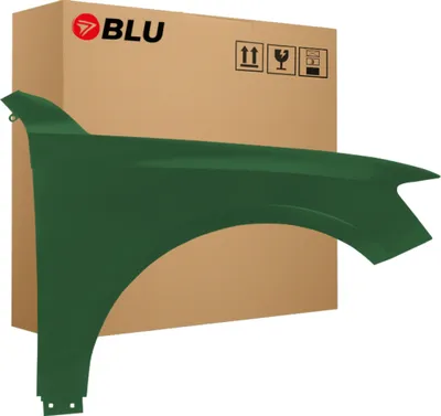 Immagine prodotto di BLU Parafango compatibile con Audi Q5 8R LX6S Destra Grün AzorenGrün | 2008-2016 | Anteriore | Verniciato | Pronto per il montaggio | Acciaio