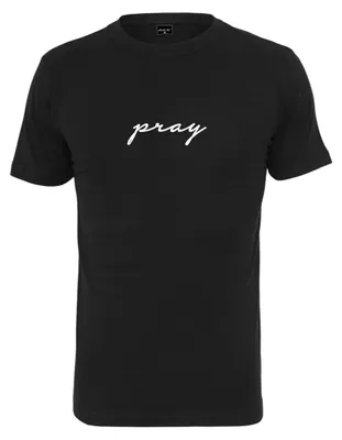 Immagine prodotto di Mister Tee - Maglietta da uomo "Pray" TN2147 (XS) (Nera)
