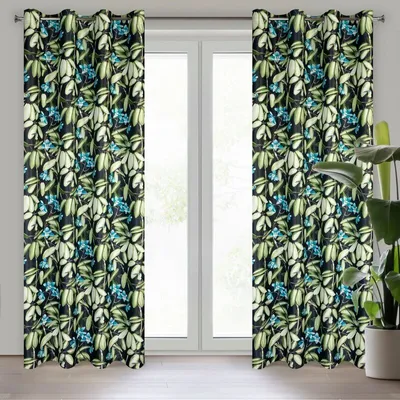 Obrázek produktu pro Eurofirany 401006, Sheer, Vícebarevný, Vzorovaný, Polyester, Průchodka, 210 g/m²