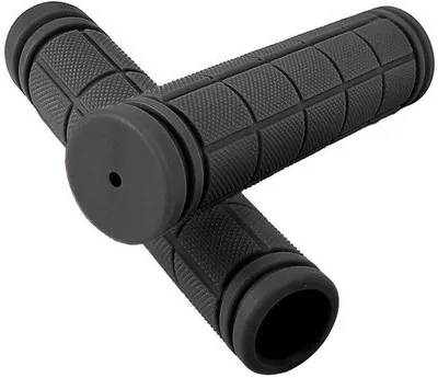 Image de Poignées de vélo ergonomiques - antidérapantes, 22 mm, lot de 2, en caoutchouc