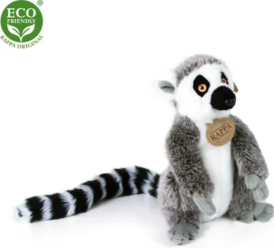 Imagen del producto de Lemur de peluche, 22 cm, fabricado con materiales ecológicos
