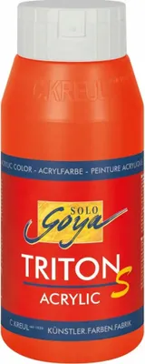Produktbild von SOLO GOYA Triton S Acrylic Echtrot 750 ml