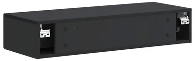 Immagine prodotto di vidaXL Tavolino da appoggio a parete Nero 87,5 x 34,5 x 17 cm