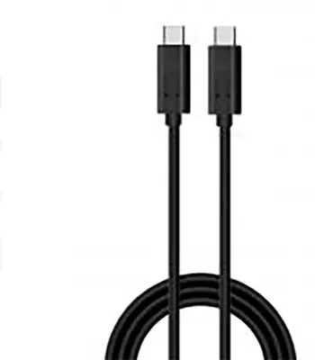 Image de Câble de données Ewent Type-C 1m 60W 10Gbps 4K Noir (EC1045)