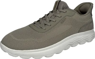 A single gray sneaker is shown against a white background.