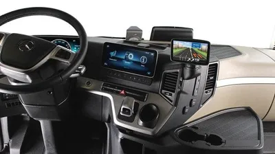 Image de Support ARAT pour système de navigation/télématique pour Mercedes Actros 5 à partir de 06/2019